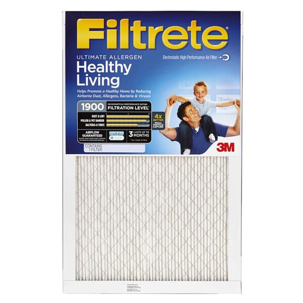 Filtrete 20 in. W X 24 in. H X 1 in. D Polypropylene 13 MERV Pleated Allergen Air Filter 1 pk UA26DC-6 - main